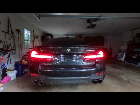 2021 BMW M550i (LCI) - Remus Catback Exhaust Warm Start + Revs