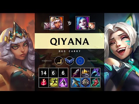 Qiyana ADC vs Jinx - EUW Diamond Patch 25.S1.3