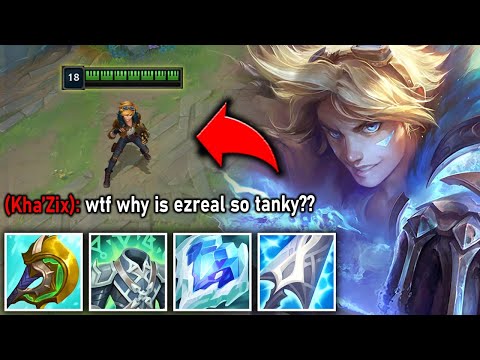 WHY TANK EZREAL IS GOING TO TAKE OVER THE META! (LEGIT NEVER DIE) - League of Legends