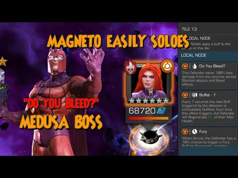 Magneto Soloes Act 6.3.1 Medusa Boss