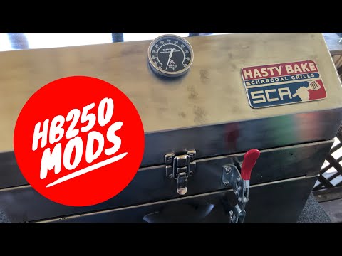 HB250 Mods: How to Install a Door Latch and Hood Thermometer on a Hasty Bake