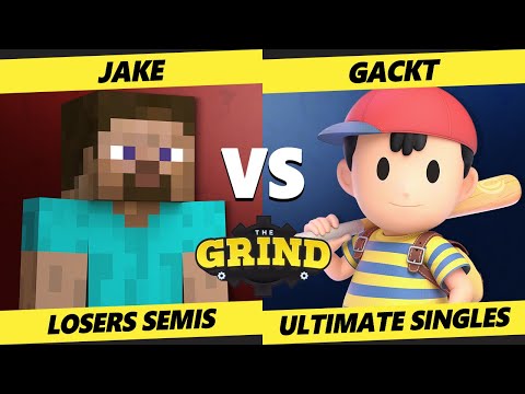 The Grind 174 Losers Semis - Jake (Steve) Vs. Gackt (Ness) - SSBU Ultimate Tournament