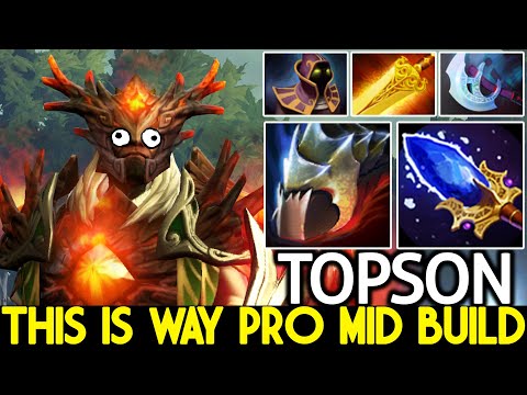 TOPSON [Dragon Knight] Crazy Scepter + Radiance Build Top Pro Mid Dota 2