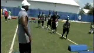 preview picture of video 'FBU TOP GUN- Running  Back Drills'