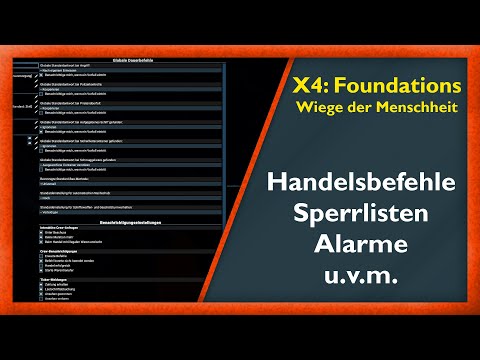 Globale Dauerbefehle - X4: Foundations 4.10 [Deutsch/German]