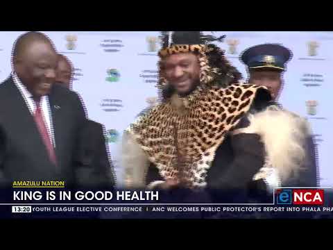 Discussion AmaZulu Nation King is in good health