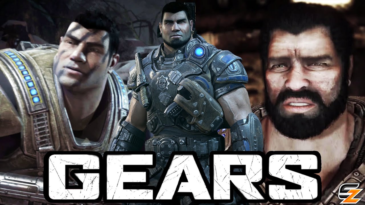 Gears of War Story Lore - All DOMINIC SANTIAGO Cutscenes So Far! (Gears Cutscenes Movie)