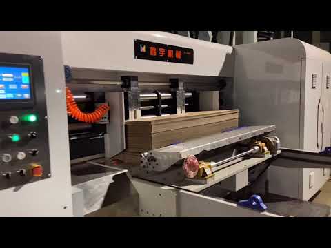 Çin oluklu kutu flekso yazıcı kesme makinesi