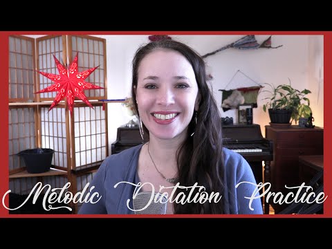 Melodic Dictation Practice in D Major