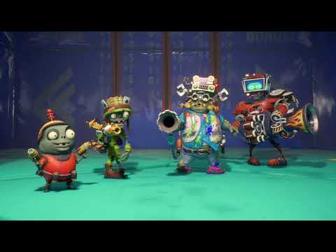 Plants vs Zombies Battle for Neighborville - Funderdome Battle Arena - multiplayer split screen