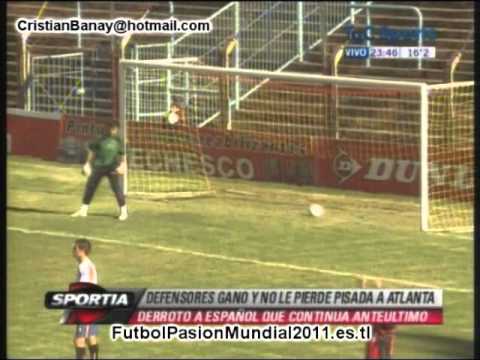 Dep Español 0 Defensores 2 Primera B Metro 2010-11 Los goles.wmv
