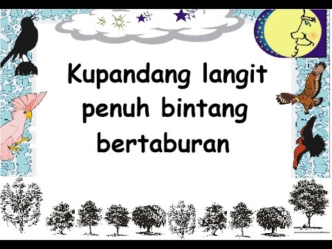 lirik BINTANG KEJORA - Lagu Anak - Cipt. A.T. Mahmud - Musik Pompi S.
