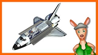 NASA SPACESHIP/ ROCKET: Space shuttle videos for kids| children| toddlers. Kindergarten learning.
