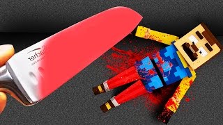 Minecraft - HELLO NEIGHBOR - Glowing 1000 degree KNIFE VS NEIGHBOR! (EXPERIMENT)