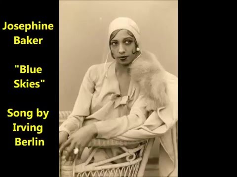 Josephine Baker sings Irving Berlin's "Blue Skies" Hemingway's Paris (1927) Roaring '20s