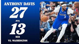Anthony Davis (27 PTS 13 REB) vs. Washington Wizards | October 24, 2025