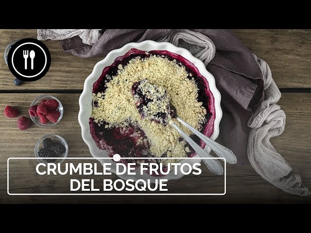 Cómo hacer crumble de frutos del bosque, el postre británico más delicioso