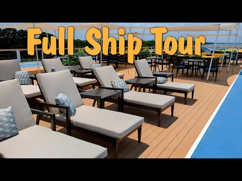 Thumbnail for American Serenade: Full Tour of American Cruise New Modern Riverboat Cruise Ship in 4K