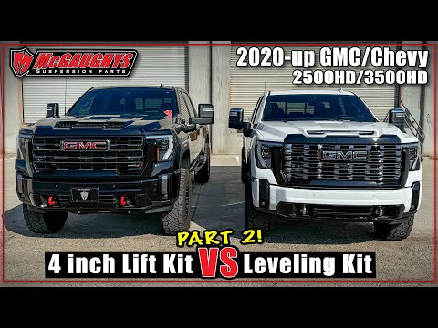 PART 2 -❓🤔 4" Lift Kit vs. Leveling Kit - 2020+ GM/Chevy HD Trucks
