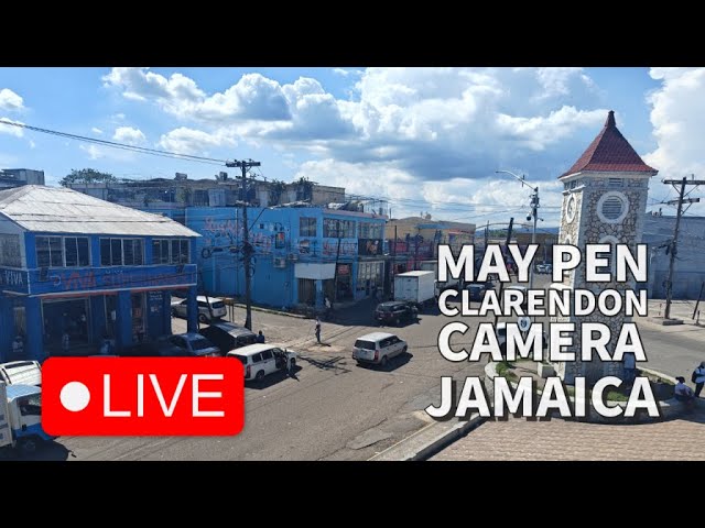 Live webcam view of Downtown May Pen Street Cam