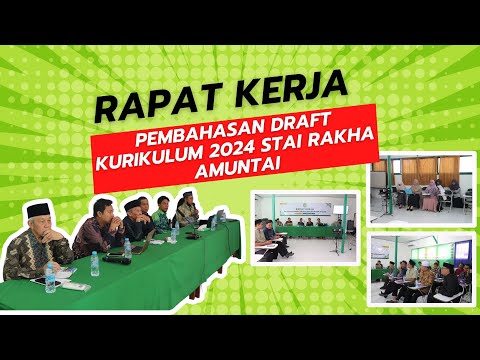 Rapat Kerja Pembahasan Draft Kurikulum 2024 STAI Rakha Amuntai