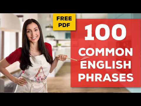 , title : 'Learn 100 Common Phrases in English (+ Free PDF) - Cooking & Conversation'