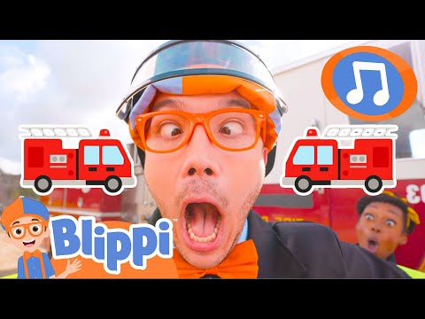 FIRE TRUCK SONG | Music Video | Blippi Educational Videos for Kids