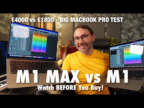 MacBook Pro M1 Max vs M1 Comparison Test | Best Laptop For Music Production