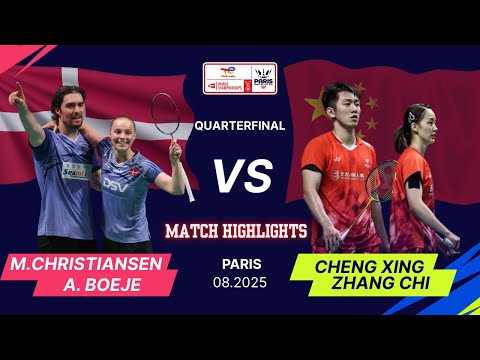 🔥 Highlights 4K | Chris Boje vs Cheng Zhang |  BWF World Championships 2025 🔥