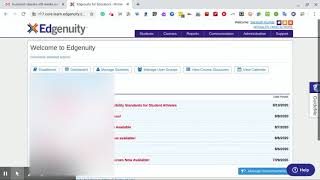 How to see overall progress of students in Edgenuity