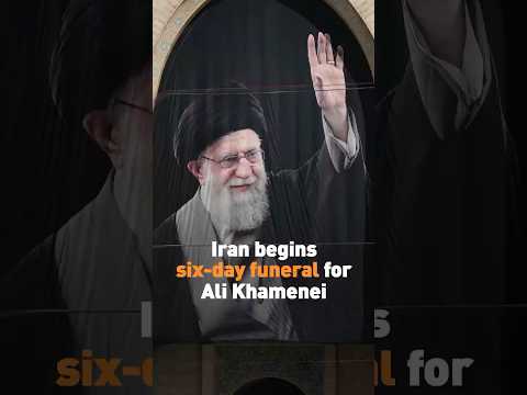 Iran begins six-day funeral for Ali Khamenei