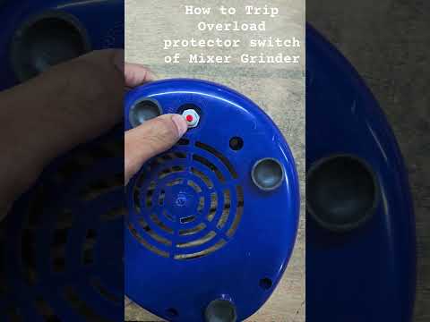 How to Use overload protector/Circuit breaker switch of Mixer Grinder  #mixergrinderrepair #mixer
