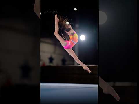 So young but so talented, gymnast Skylar #slowmotion #gymnast #dancephotography