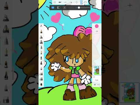 como dibujar y colorear con tu dedo en sketchbook 2022 parte 7