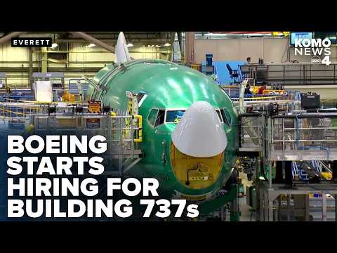 Boeing starts hiring for delayed 737 line in Everett, the city welcomes economic impacts