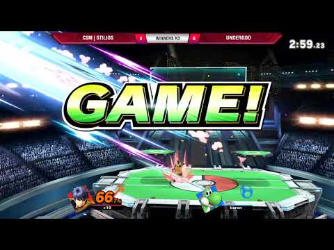 VS Weekly 11/7/19 - Winners R3 - CSM | Stilios (Ike) vs Undergod (Yoshi) - SSBU