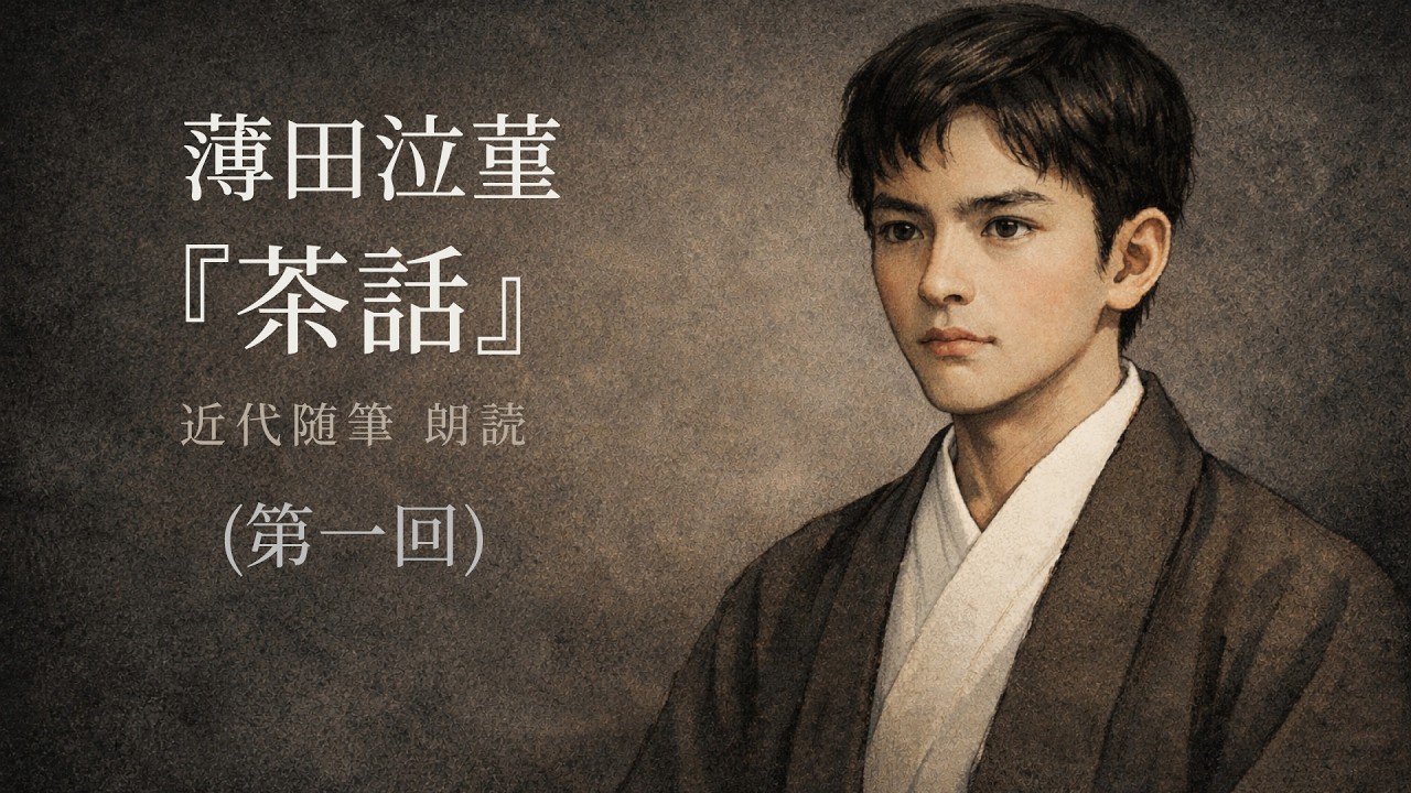 【朗読】茶話（第一回）／薄田泣菫｜岩波文庫より｜聞き流し・作業用・睡眠導入にも