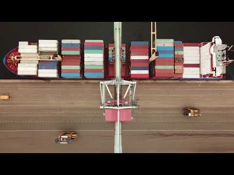 Clip from Kotka container terminal