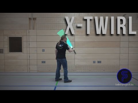 X-Wirbel - X-Twirl - Single Lightsaber Trick