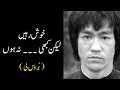 Best Bruce Lee Quotes In Urdu 2021 Part 3 Bruce Lee Ke Aqwal E Zareen In Urdu