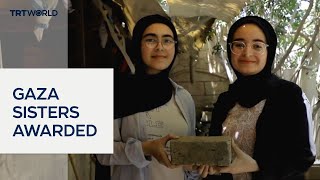 Gaza sisters win Earth Prize for converting rubble into sustainable bricks