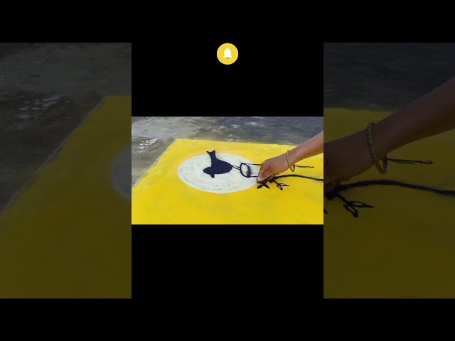 Poster rangoli design of flying birds by sulochana - video 2