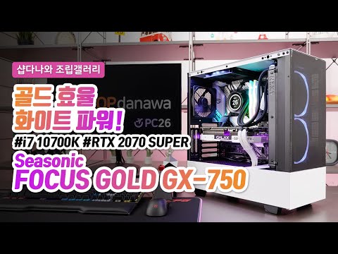 üҴ FOCUS GOLD GX-750 WHITE Full Modular