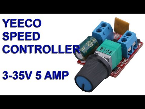 Yeeco DC Motor Speed Control 3-35V 5 Amp quick review