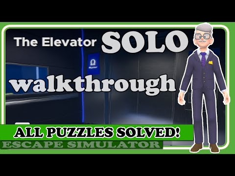 THE ELEVATOR (All Puzzles Solved!) in Escape Simulator | Full Commentary & Walkthrough!