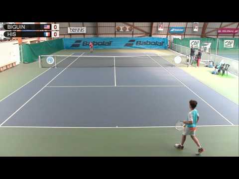 BIGUIN (USA) vs HIS (FRA) - Open Super 12 Auray Tennis - Court 3