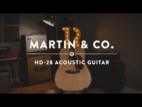 Martin HD-28 Standard Series Dreadnought Acoustic Guitar, Natural w/ Hard Case image 4