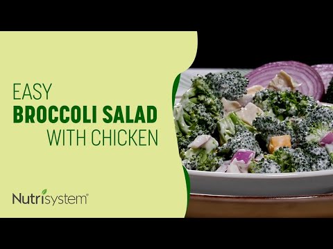 Easy Broccoli Salad With Chicken - Nutrisystem Recipe