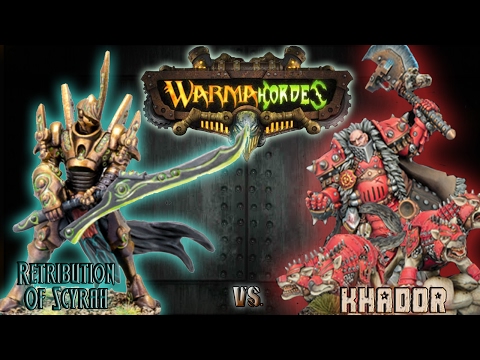 Warmachine & Hordes - Khador (Butcher 3) vs. Retribution of Scyrah (Thryon) - 75pt Battle Report