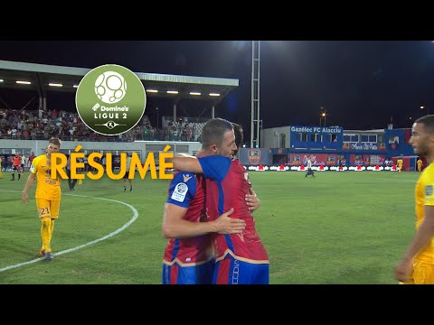 Gazélec FC Ajaccio - Grenoble Foot 38 ( 2-0 ) - Résumé - (GFCA - GF38) / 2018-19